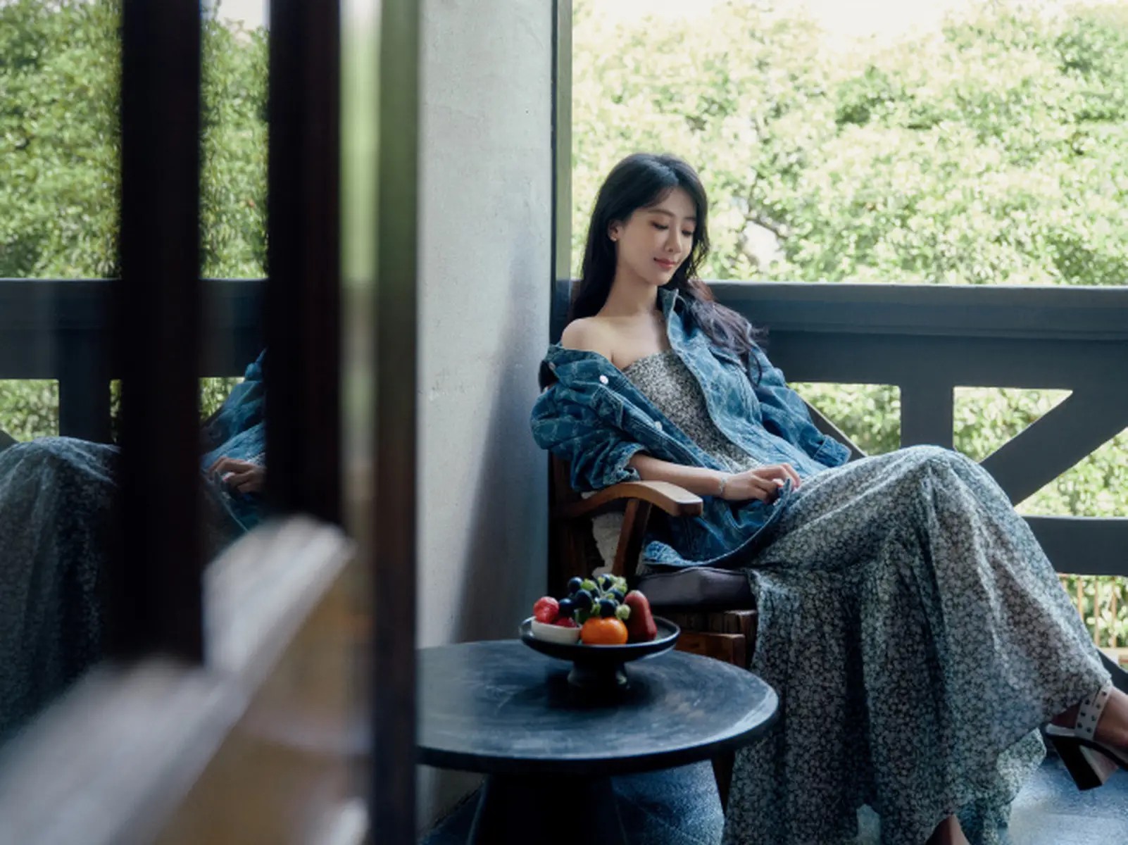 陈都灵《月鳞绮纪》黑衣路透杀疯了！这波“暗黑神女”直接封神！